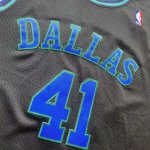 NBA 41 Nowitzki Mavericks 1998-99 Maillot noir